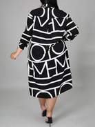 Printed Pleated Tunic Dress HWULYUZFD3 - Stormyjay