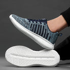 Flying Woven Sneakers Men s Breathable Running Shoes - Stormyjay