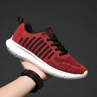 Flying Woven Sneakers Men s Breathable Running Shoes - Stormyjay