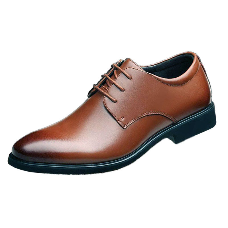 Mazefeng offers top-quality leather shoes that seamlessly blend casual comfort with formal style for business or weddings, available in plus sizes up to 44. - Stormyjay