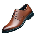 Mazefeng offers top-quality leather shoes that seamlessly blend casual comfort with formal style for business or weddings, available in plus sizes up to 44. - Stormyjay