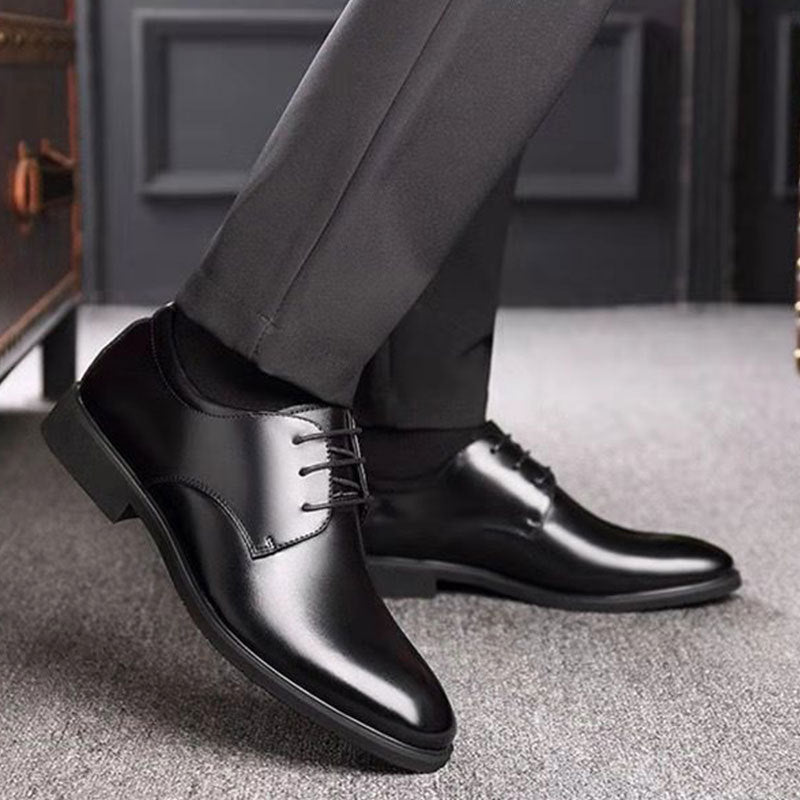 Mazefeng offers top-quality leather shoes that seamlessly blend casual comfort with formal style for business or weddings, available in plus sizes up to 44. - Stormyjay