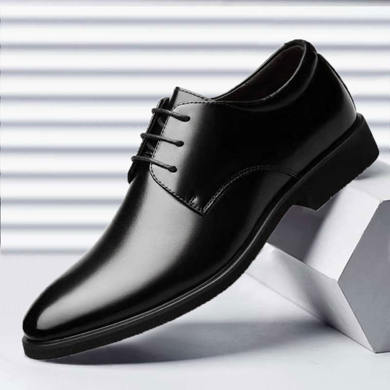 Mazefeng offers top-quality leather shoes that seamlessly blend casual comfort with formal style for business or weddings, available in plus sizes up to 44. - Stormyjay