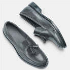 Explore men's leather loafers for a versatile blend of casual and formal business dress. - Stormyjay