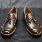 Explore men's leather loafers for a versatile blend of casual and formal business dress. - Stormyjay