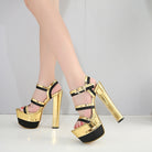 Golden Stage High Heels Super High Heels - Stormyjay