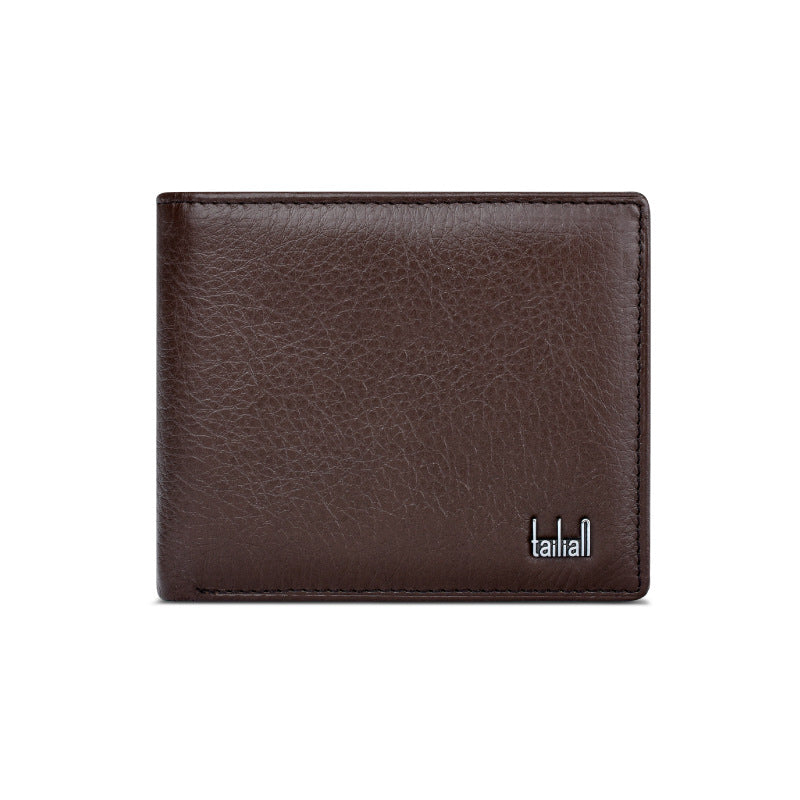 Wallet Men''s Short Business Classic Multi Card Wallet Leather Cross Border Men''s Wallet - Stormyjay