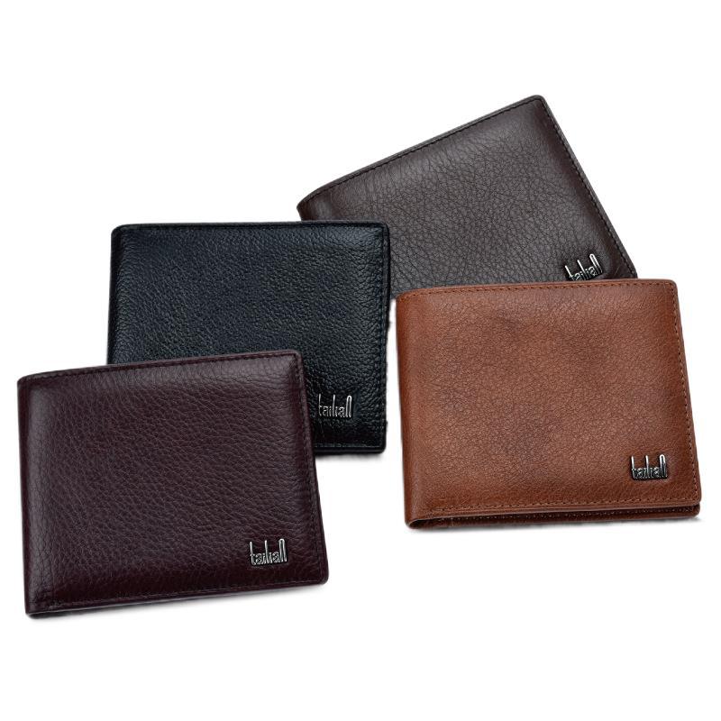 Wallet Men''s Short Business Classic Multi Card Wallet Leather Cross Border Men''s Wallet - Stormyjay