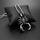 Discover our scorpion pendant necklace, crafted from 316L stainless steel, offering a fashion-forward option in men's jewelry. - Stormyjay