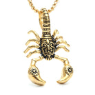 Discover our scorpion pendant necklace, crafted from 316L stainless steel, offering a fashion-forward option in men's jewelry. - Stormyjay