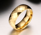 Men's Ring Tungsten Jewelry Gold Color - Stormyjay