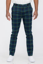 Weiv Mens Plaid Trouser Pants - Stormyjay