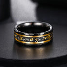 Discover the unique and distinctive design of our irregular gravel niche men's jewelry ring. - Stormyjay