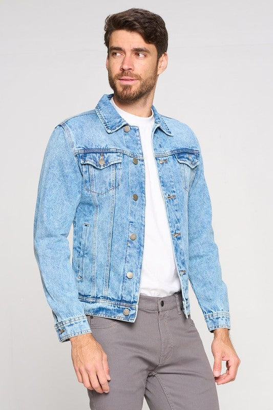 Men's Denim Jacket - Stormyjay