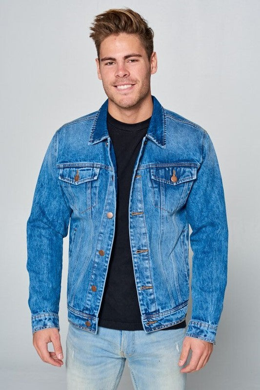 Men's Denim Jacket - Stormyjay