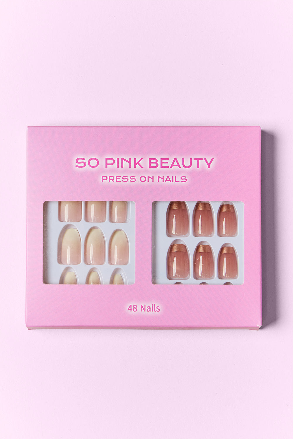 SO PINK BEAUTY Press On Nails 2 Packs - Stormyjay