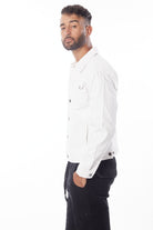 Men's White Denim Jacket - Stormyjay