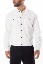 Men's White Denim Jacket - Stormyjay