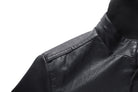 Winter Stand-collar PU Jacket Leather Jacket Men - Stormyjay