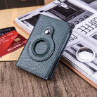 Rfid Card Holder Men Wallets Money Bag Male Black Short Purse Small Leather Slim Wallets Mini Wallets For Airtag Air Tag - Stormyjay