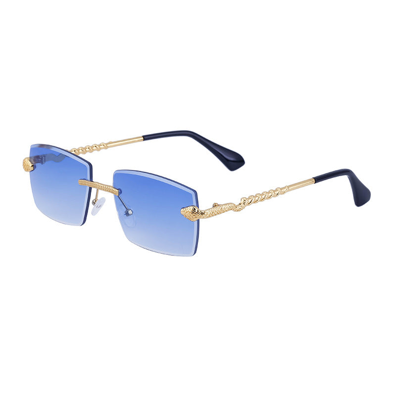 Fashion Rimless Sunglasses For Men - Stormyjay