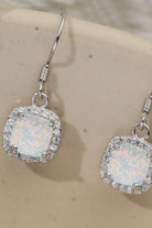 Opal Square Drop Earrings - Stormyjay