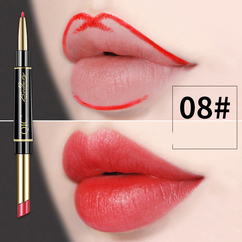 Double Head Lipstick Pen Waterproof And Makeup Holding - Stormyjay