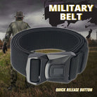 Quick Button Release Buckle Military Belt Strap Tactical Waistband Belts For MEN - Stormyjay