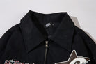 PU Leather Polo Collar Jacket Men - Stormyjay