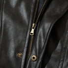 Loose Leather Coat Flight Jacket Men - Stormyjay