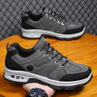 Casual Air Cushion Mesh Shoes Men Outdoor Breathable  Lace-up Sneakers Running Sports Shoes - Stormyjay