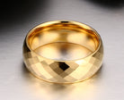 Men's Ring Tungsten Jewelry Gold Color - Stormyjay