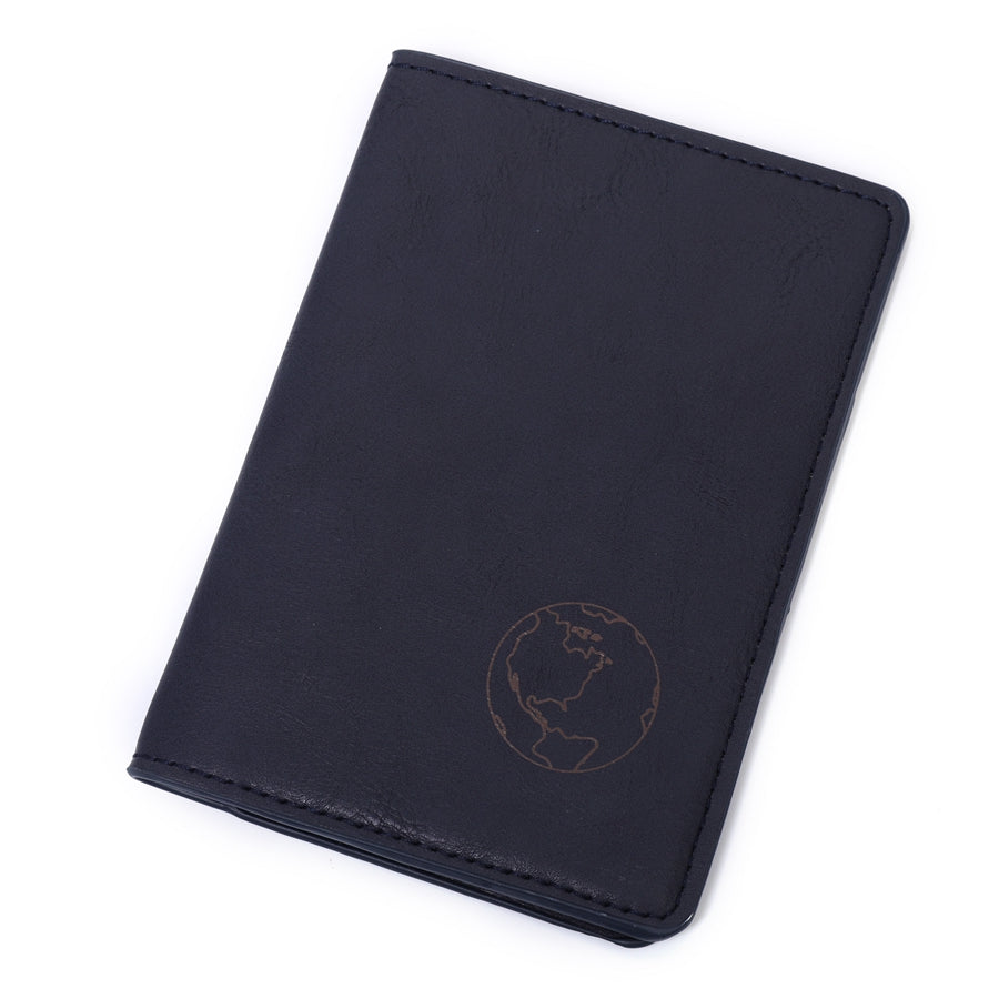 PU Leather Passport Cover Men Wallet - Stormyjay