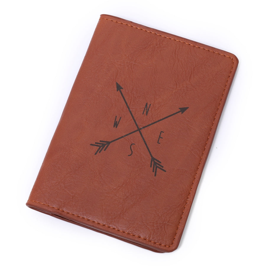 PU Leather Passport Cover Men Wallet - Stormyjay