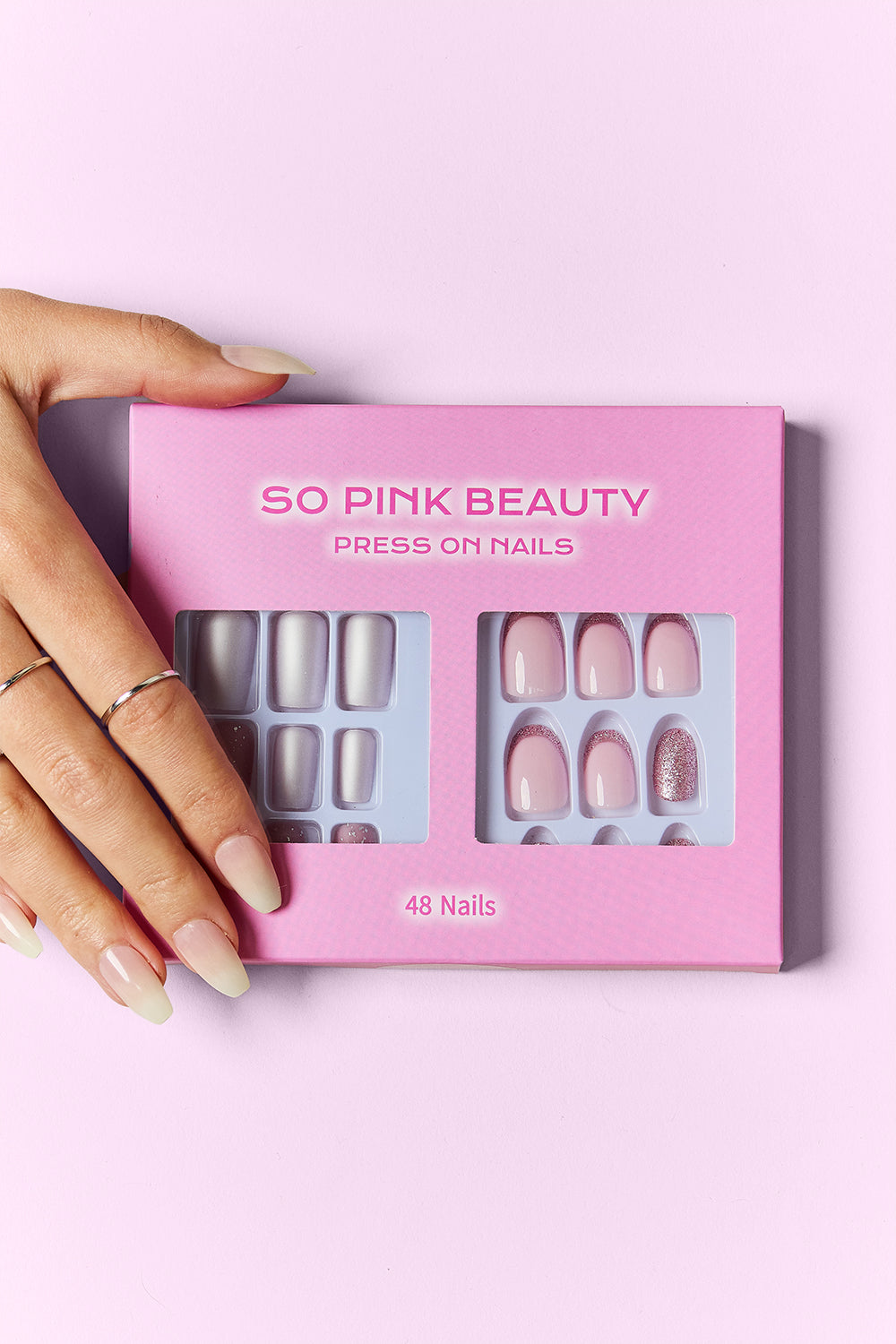 SO PINK BEAUTY Press On Nails 2 Packs - Stormyjay