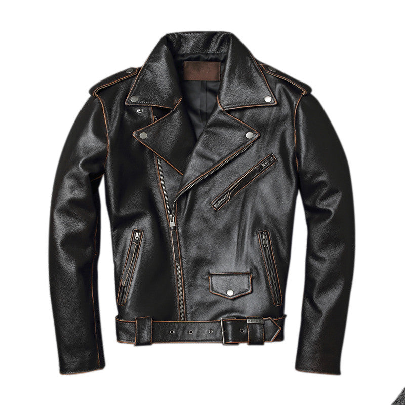 Harley's New Motorcycle Jacket Leather Men - Stormyjay