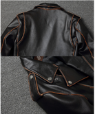 Harley's New Motorcycle Jacket Leather Men - Stormyjay