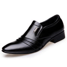 Achieve a classic and timeless look with these business dress shoes, embodying a touch of sophistication reminiscent of classic dad shoes. - Stormyjay