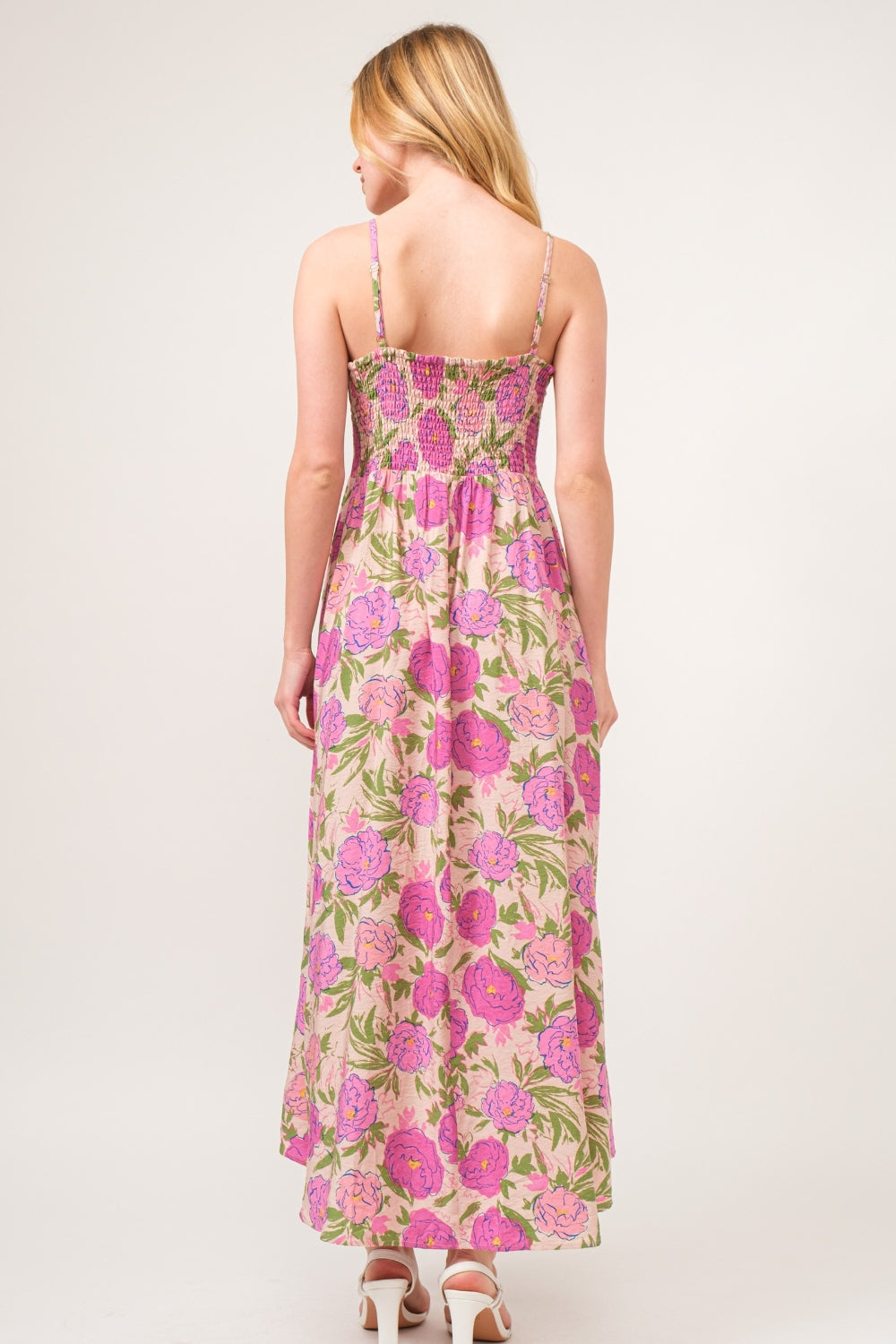 And The Why Floral High-Low Hem Cami Dress - Stormyjay