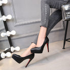 High heels stiletto single shoes women - Stormyjay