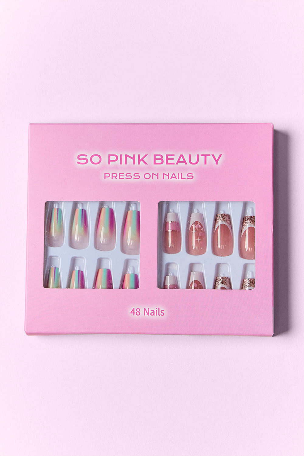 SO PINK BEAUTY Press On Nails 2 Packs - Stormyjay