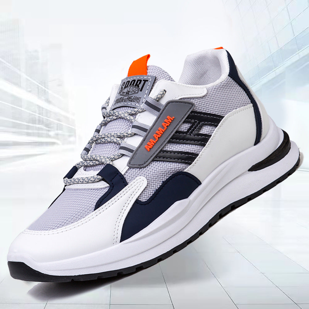 Men Sneakers White Sports Shoes Running Walking - Stormyjay