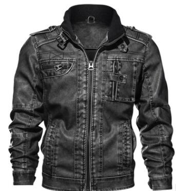 Momenti Istantanei Leather Jacket For Men - Stormyjay