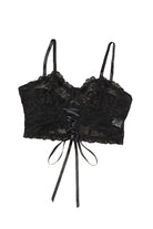 Lace-Up Lace Bralette - Stormyjay