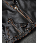 Harley's New Motorcycle Jacket Leather Men - Stormyjay