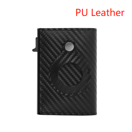 Rfid Card Holder Men Wallets Money Bag Male Black Short Purse Small Leather Slim Wallets Mini Wallets For Airtag Air Tag - Stormyjay