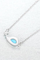 Opal Dolphin 925 Sterling Silver Necklace - Stormyjay