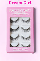 SO PINK BEAUTY Faux Mink Eyelashes 5 Pairs - Stormyjay