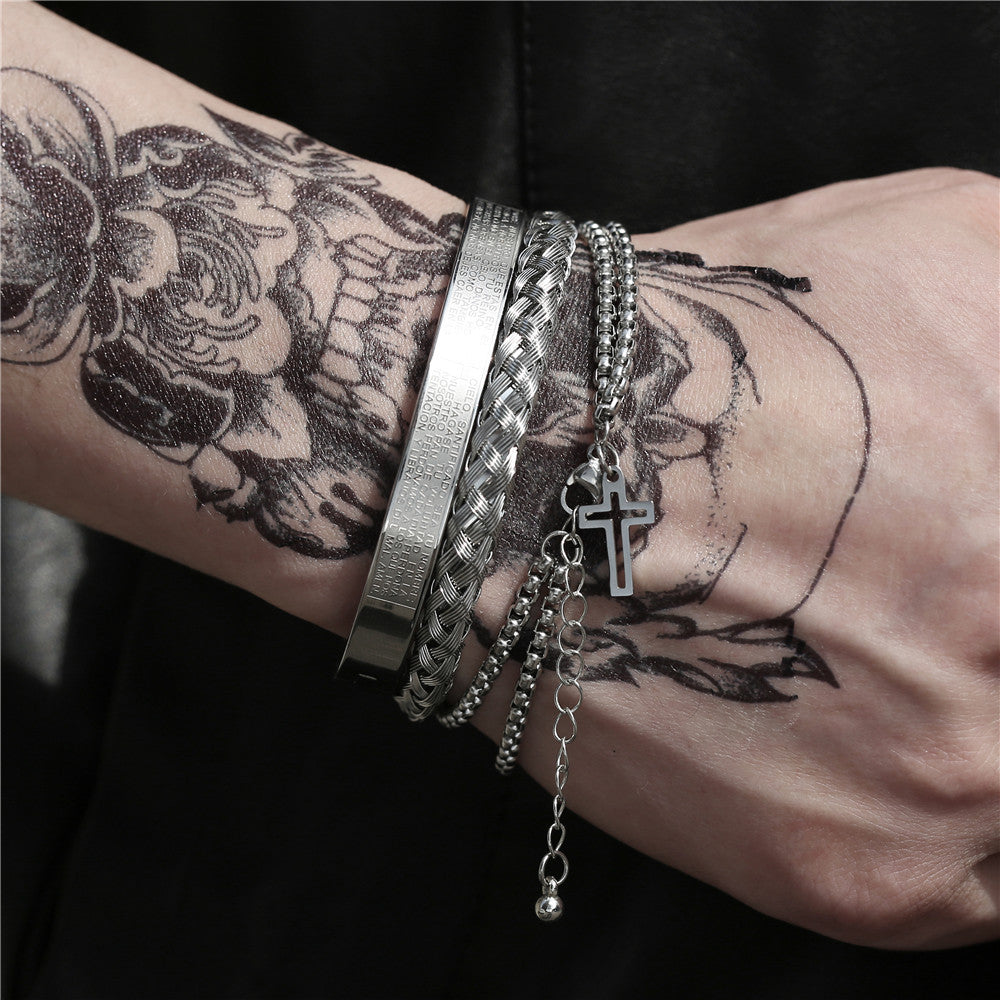 Men's bracelets for parties, adding a stylish touch to male jewelry. - Stormyjay