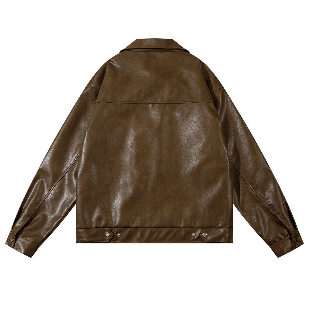 Riding Biker's Leather Jacket Men - Stormyjay